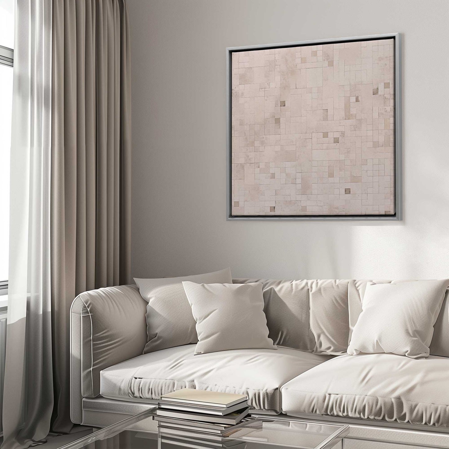 Subtle Gridscape II Art Print