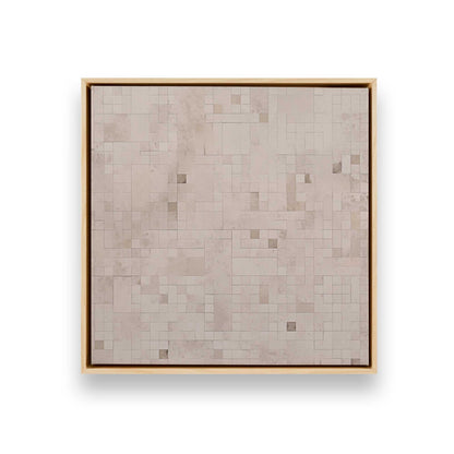 Subtle Gridscape Canvas Print, Set of 2