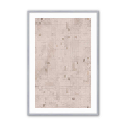 Subtle Mosaic Art Print, Set of 2
