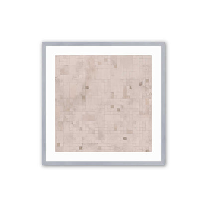 Subtle Gridscape Art Print, Set of 2