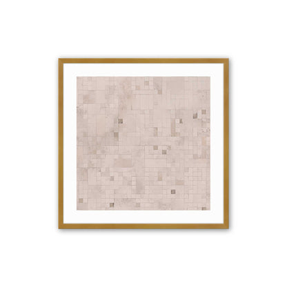 Subtle Gridscape Art Print, Set of 2