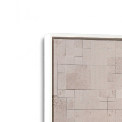 Subtle Gridscape Canvas Print, Set of 2