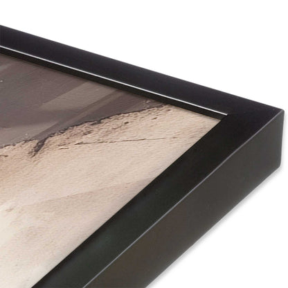 [Color:Weathered Zinc], Picture of art in a Weathered Zinc frame of the corner