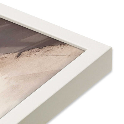 [Color:Opaque White], Picture of art in a Opaque White frame of the corner