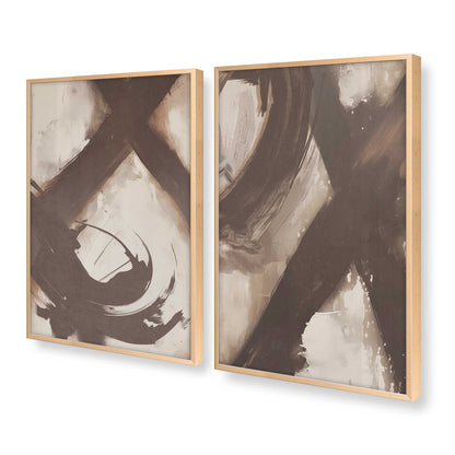 [Color:Raw Maple], Picture of art in a Raw Maple frame at an angle