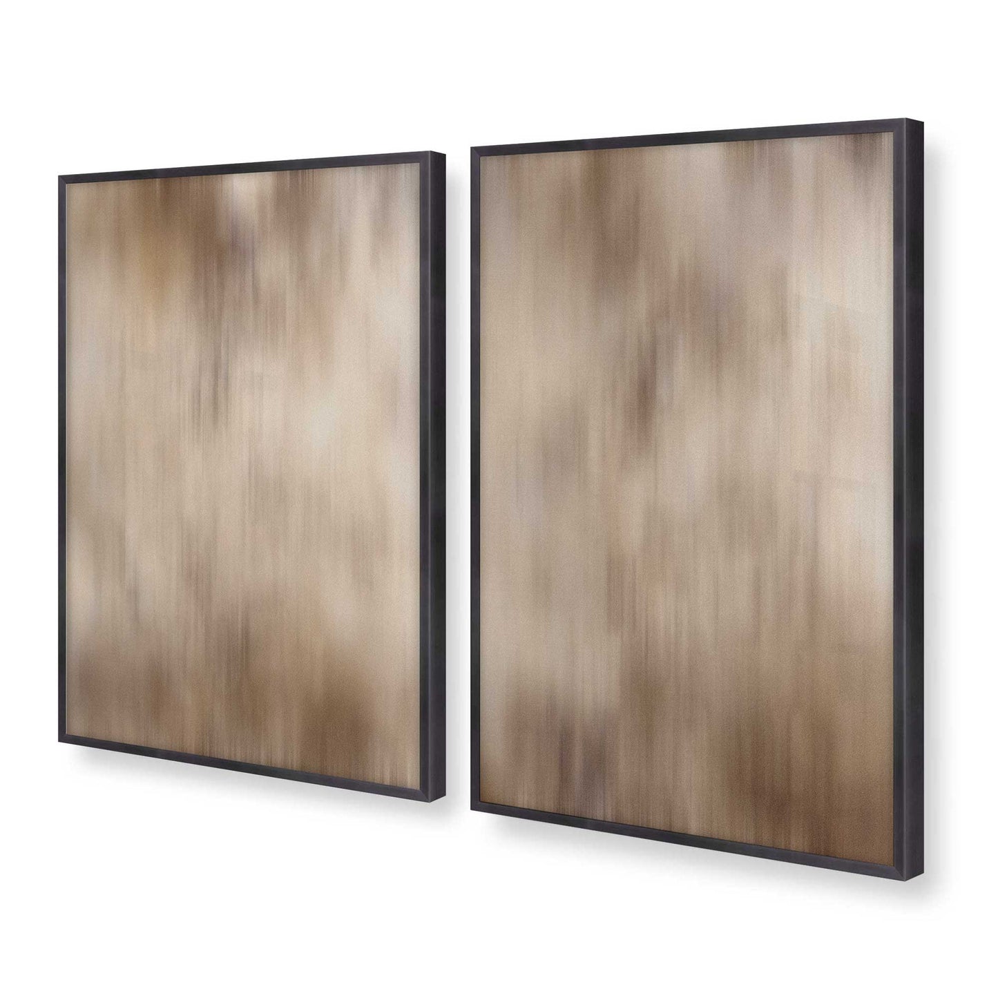 [Color:Weathered Zinc], Picture of art in a Weathered Zinc frame at an angle