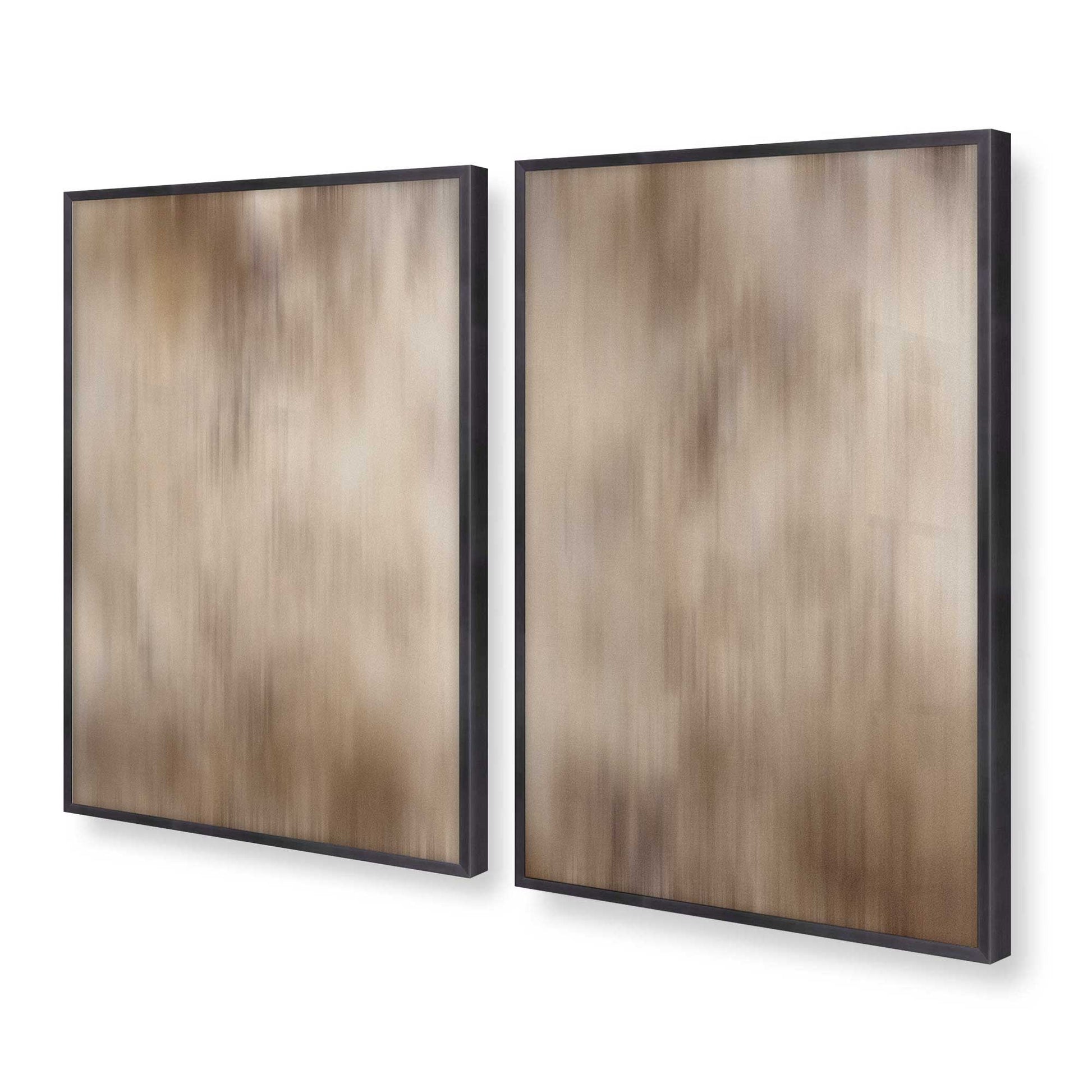 [Color:Weathered Zinc], Picture of art in a Weathered Zinc frame at an angle