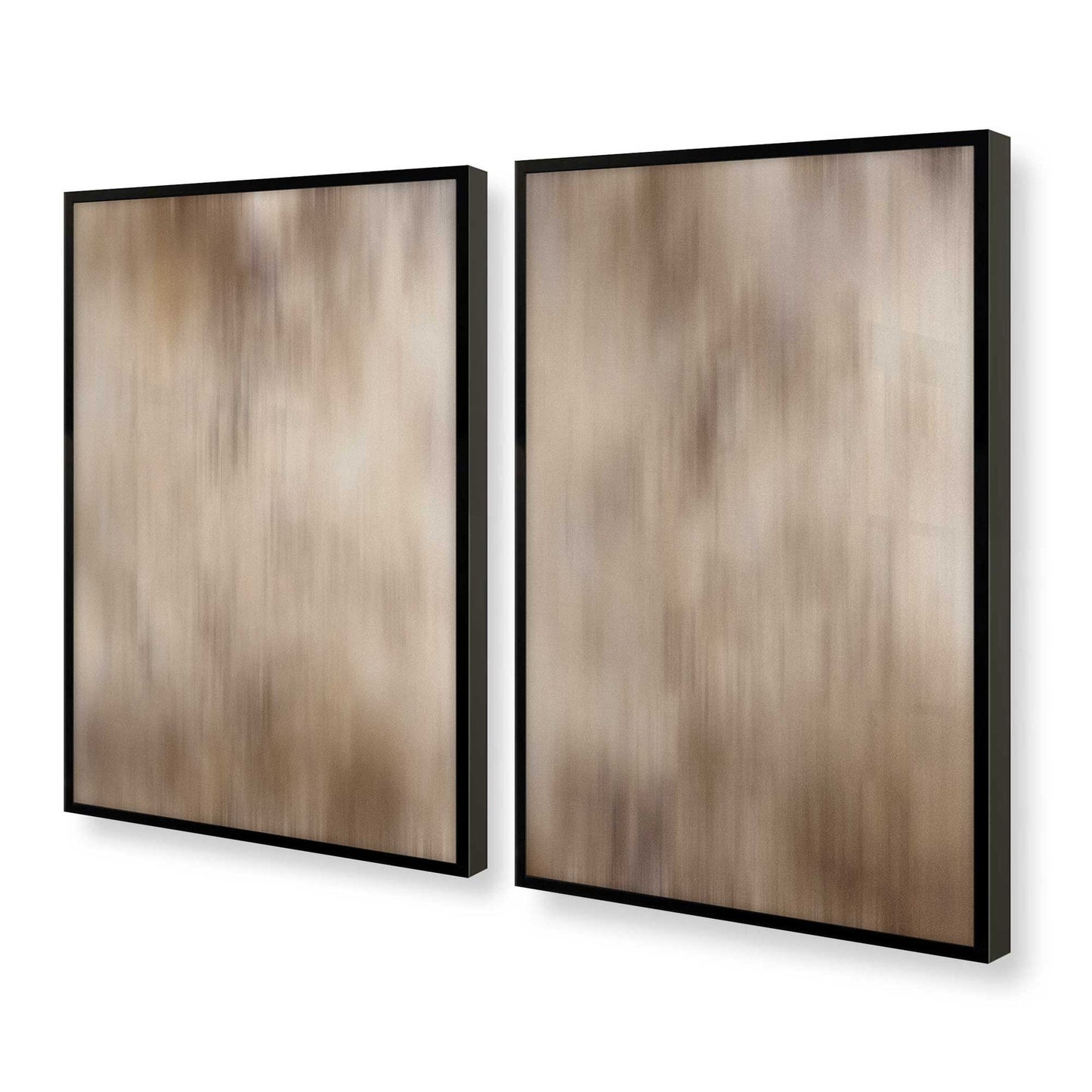 [Color:Satin Black], Picture of art in a Satin Black frame at an angle