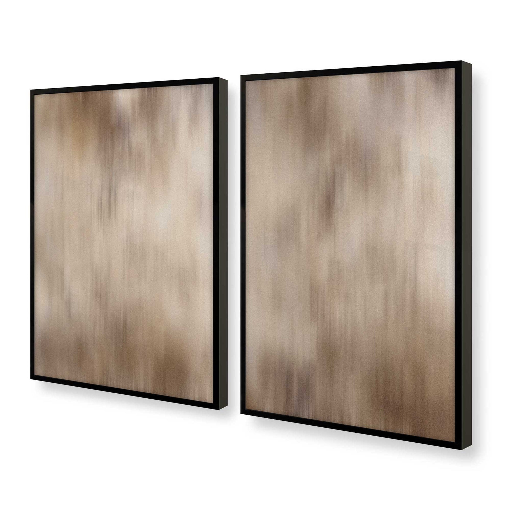 [Color:Satin Black], Picture of art in a Satin Black frame at an angle