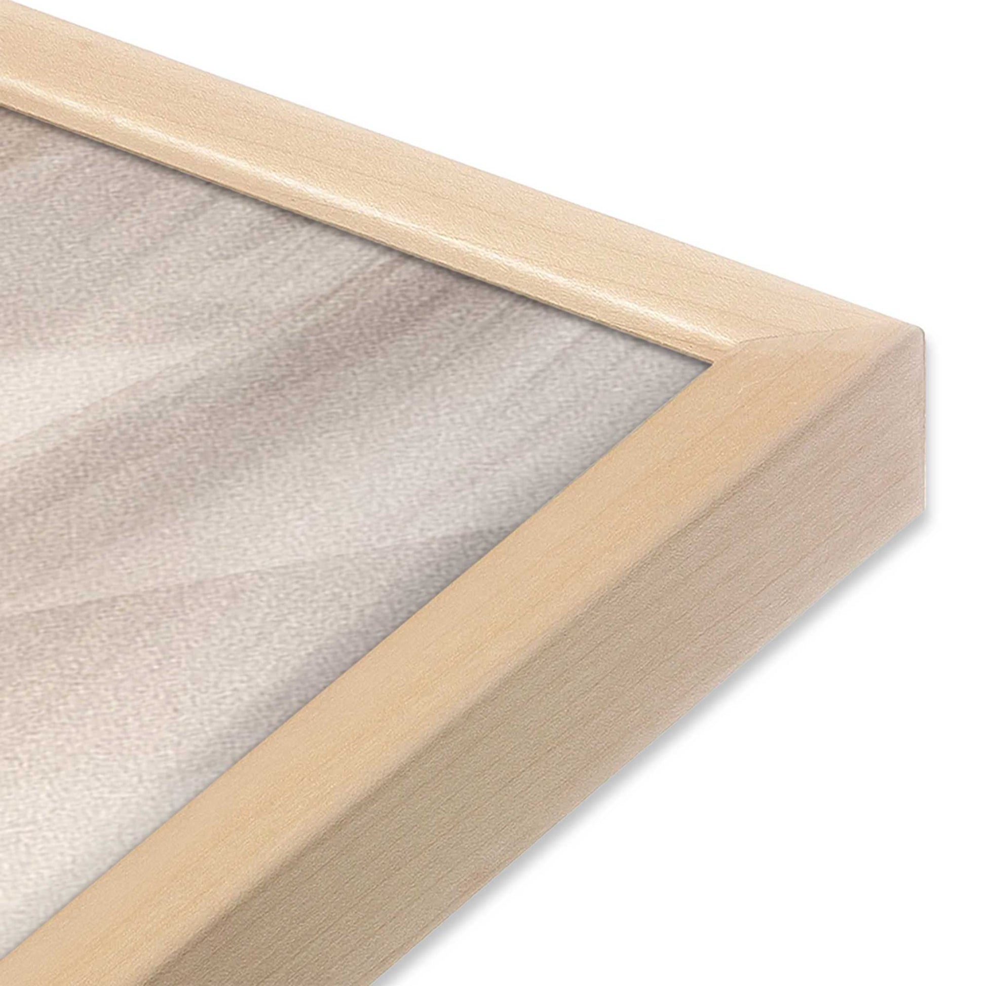 [Color:Raw Maple], Picture of art in a Raw Maple frame of the corner