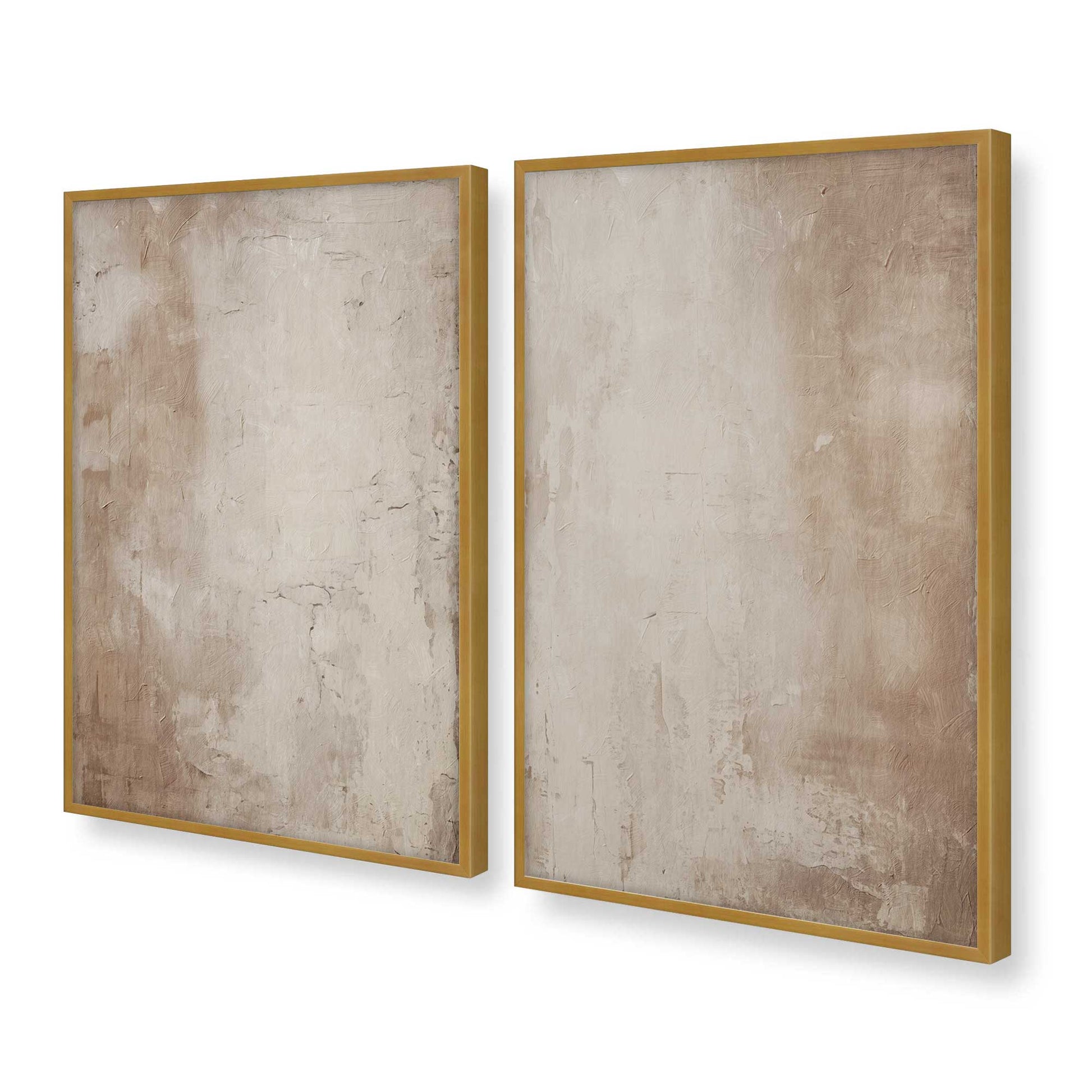 [Color:Polished Gold], Picture of art in a Polished Gold frame at an angle