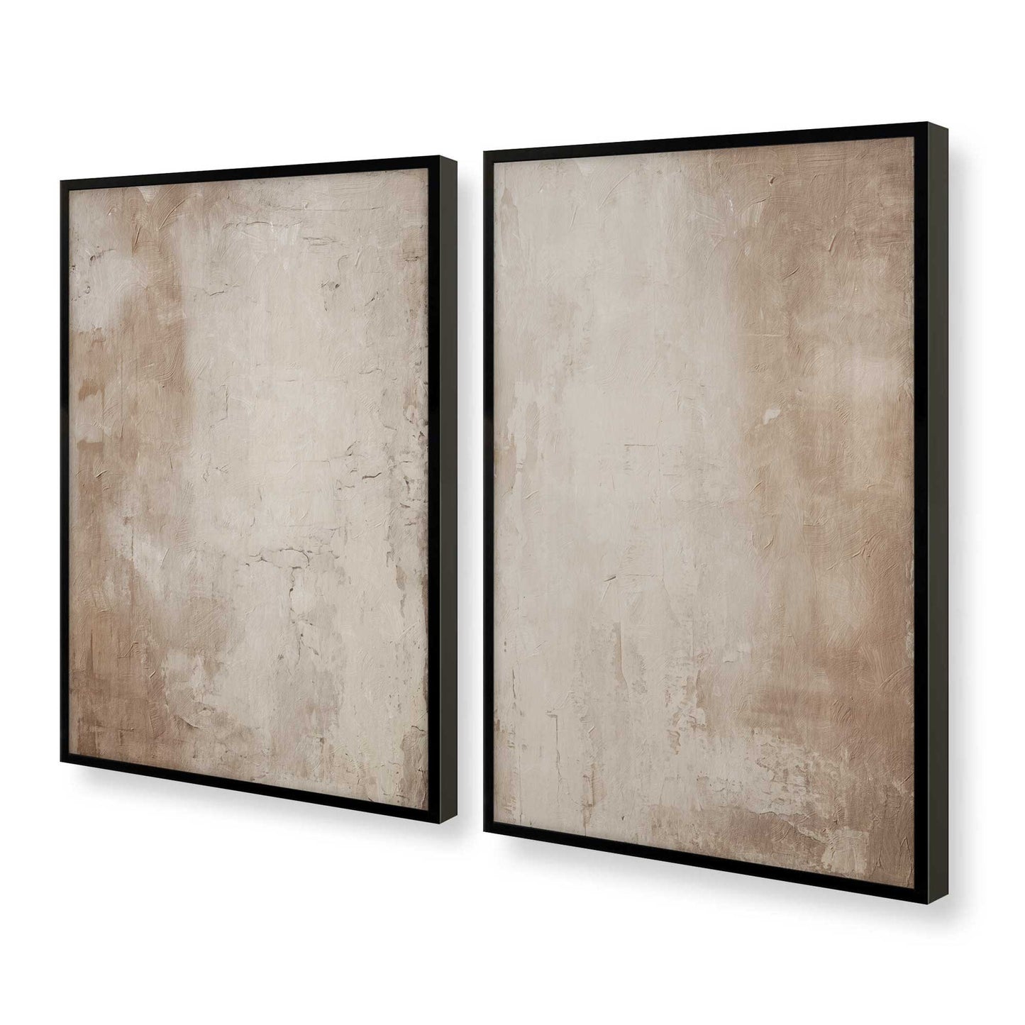 [Color:Satin Black], Picture of art in a Satin Black frame at an angle