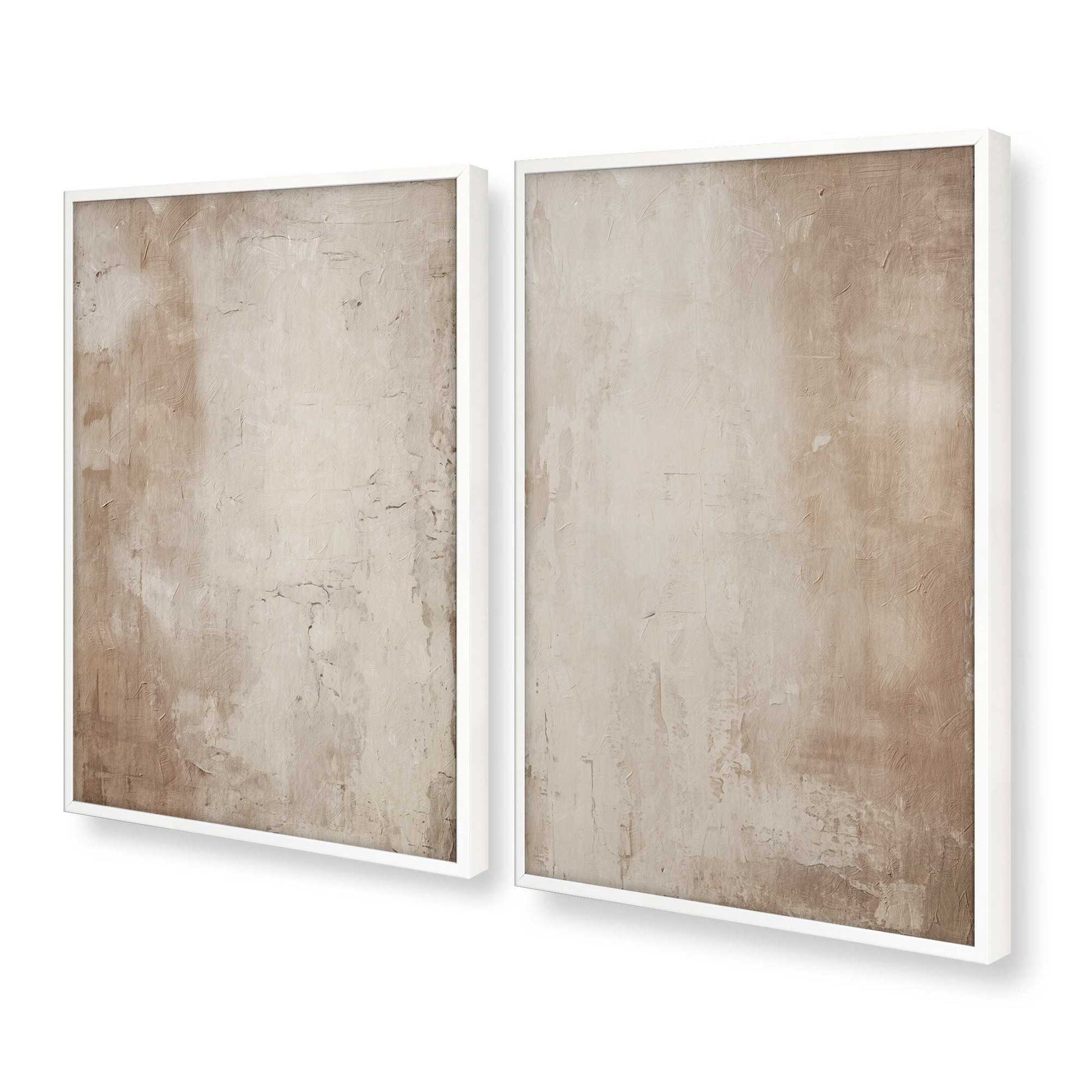 [Color:Opaque White], Picture of art in a Opaque White frame at an angle