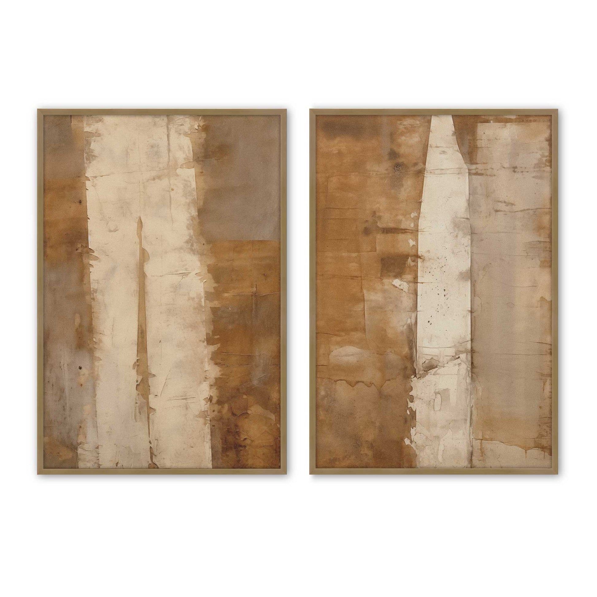 [Color:Brushed Gold], Picture of art in a Brushed Gold frame