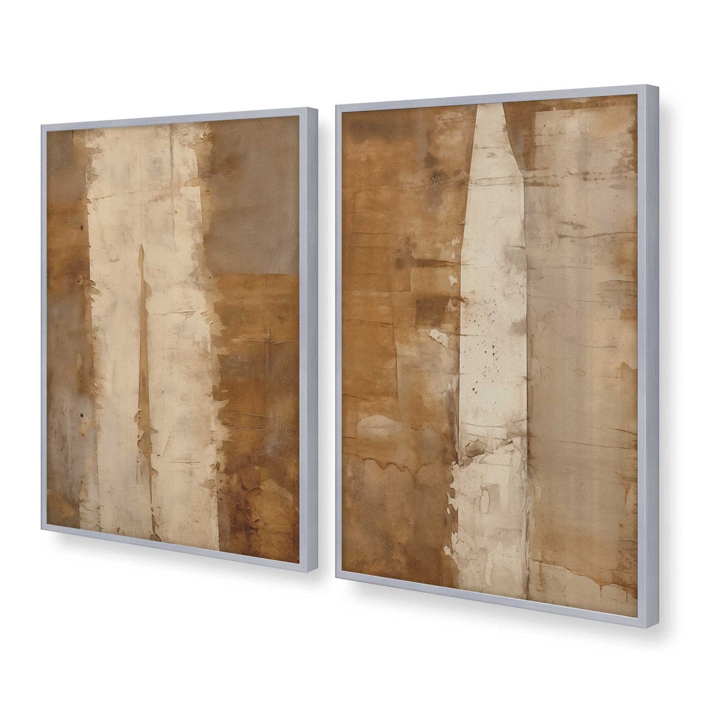 [Color:Polished Chrome], Picture of art in a Polished Chrome frame at an angle