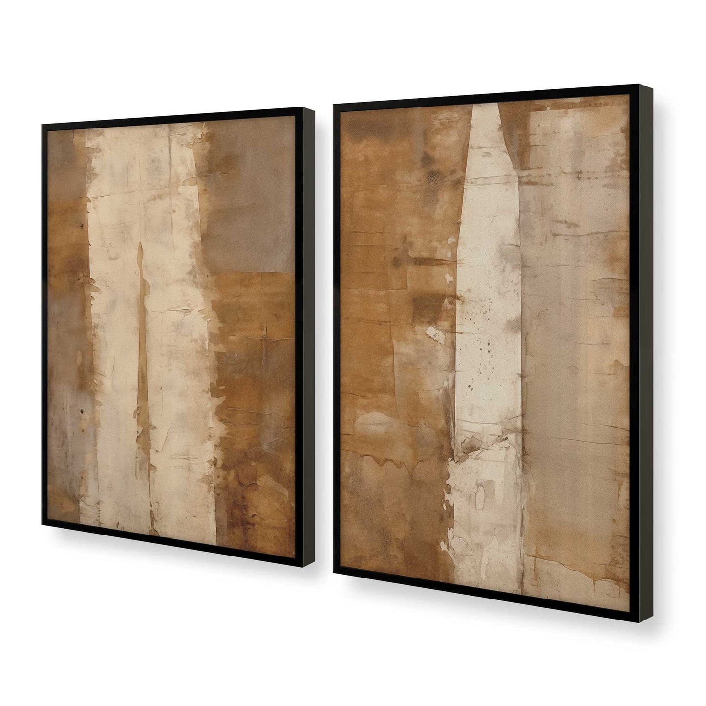 [Color:Satin Black], Picture of art in a Satin Black frame at an angle