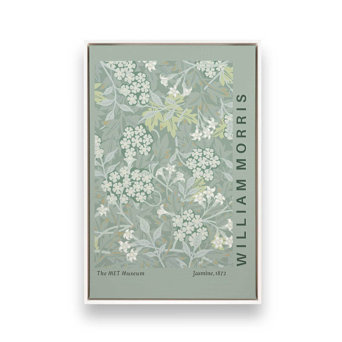[Color:Opaque White], Picture of art in a White frame