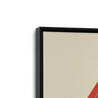 [Color:Satin Black], Picture of art in a Satin Black frame at an angle