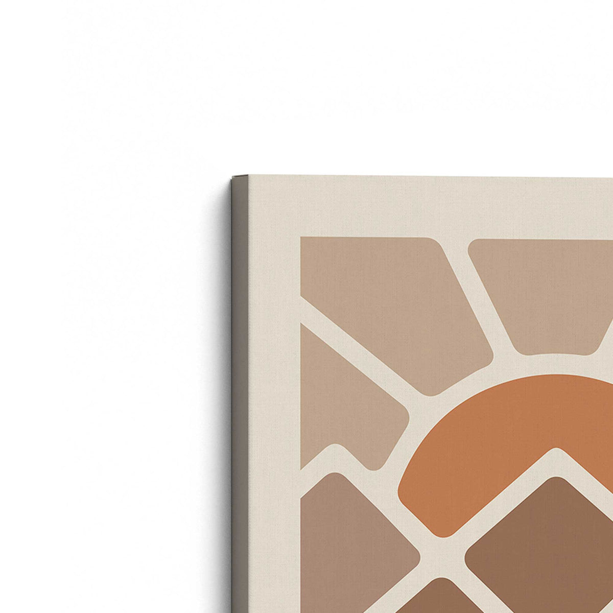 [Color:Stretched Canvas], Picture of the corner of the art