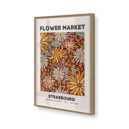 [Color:Brushed Gold], Picture of art in a Brushed Gold frame of the corner