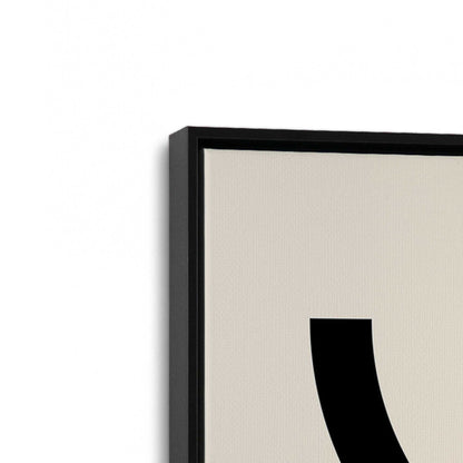 [Color:Satin Black], Picture of art in a Satin Black frame at an angle