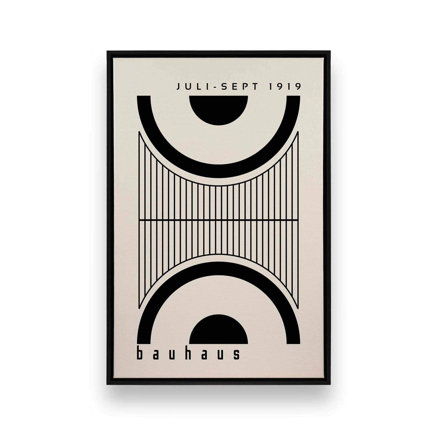 [Color:Satin Black], Picture of art in a Satin Black frame