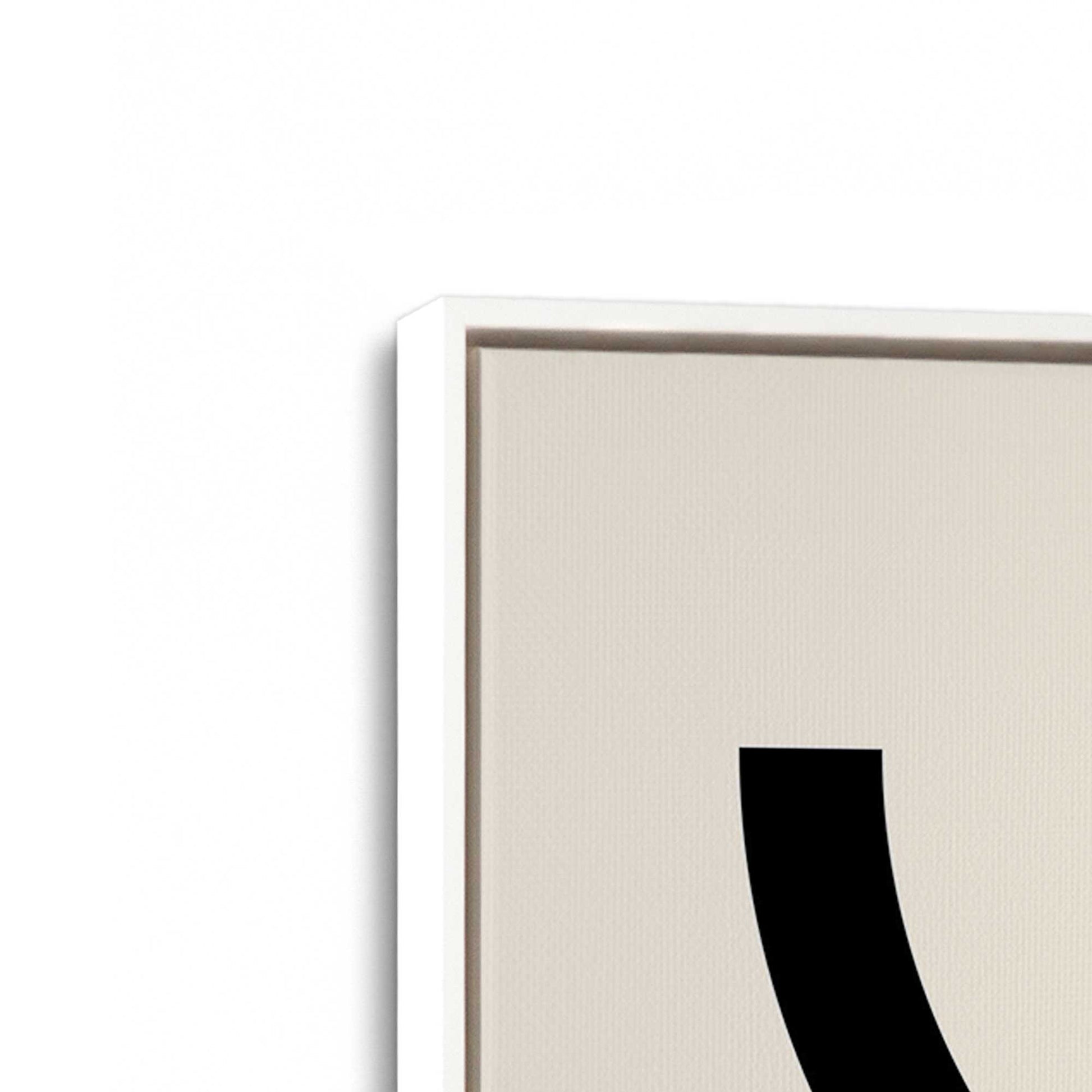 [Color:Opaque White], Picture of art in a White frame at an angle