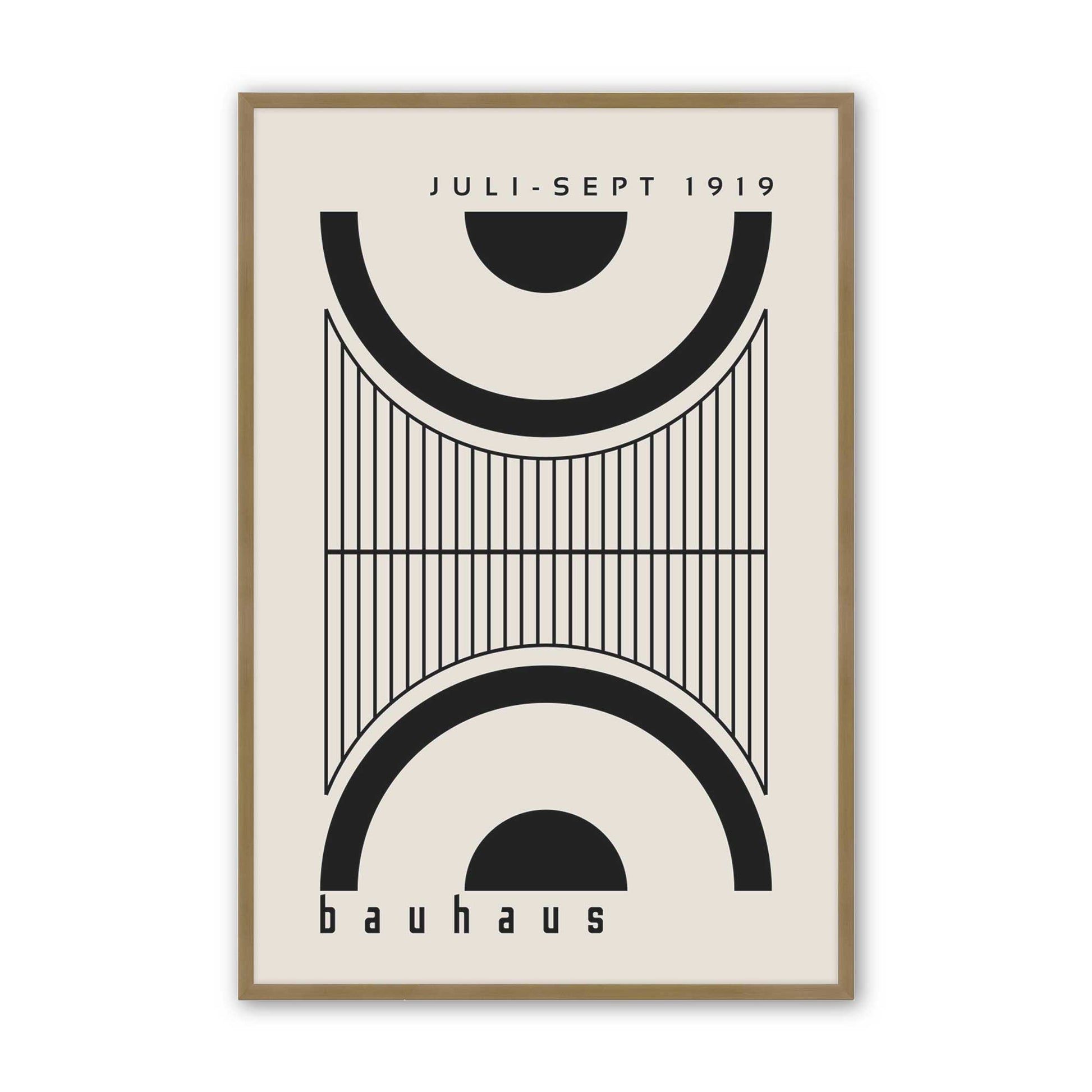 [Color:Brushed Gold], Picture of art in a Brushed Gold frame