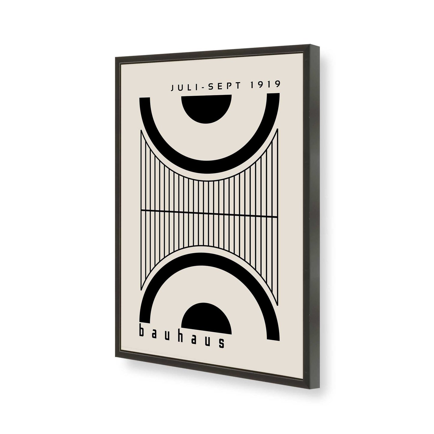 [Color:Satin Black], Picture of art in a Satin Black frame of the corner