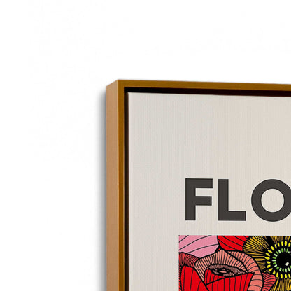 [Color:Polished Gold], Picture of art in a Polished Gold frame at an angle