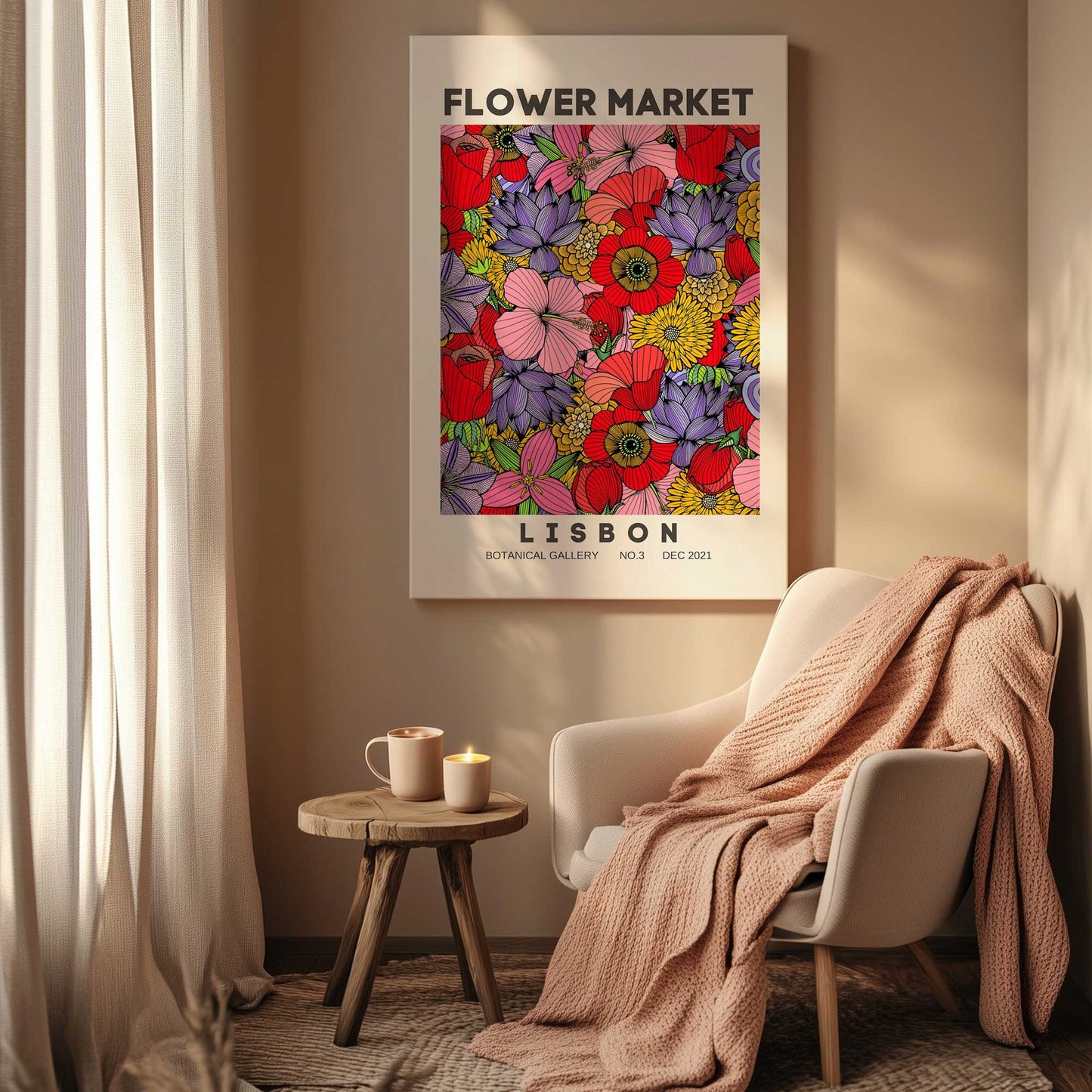 Picture of art in a room