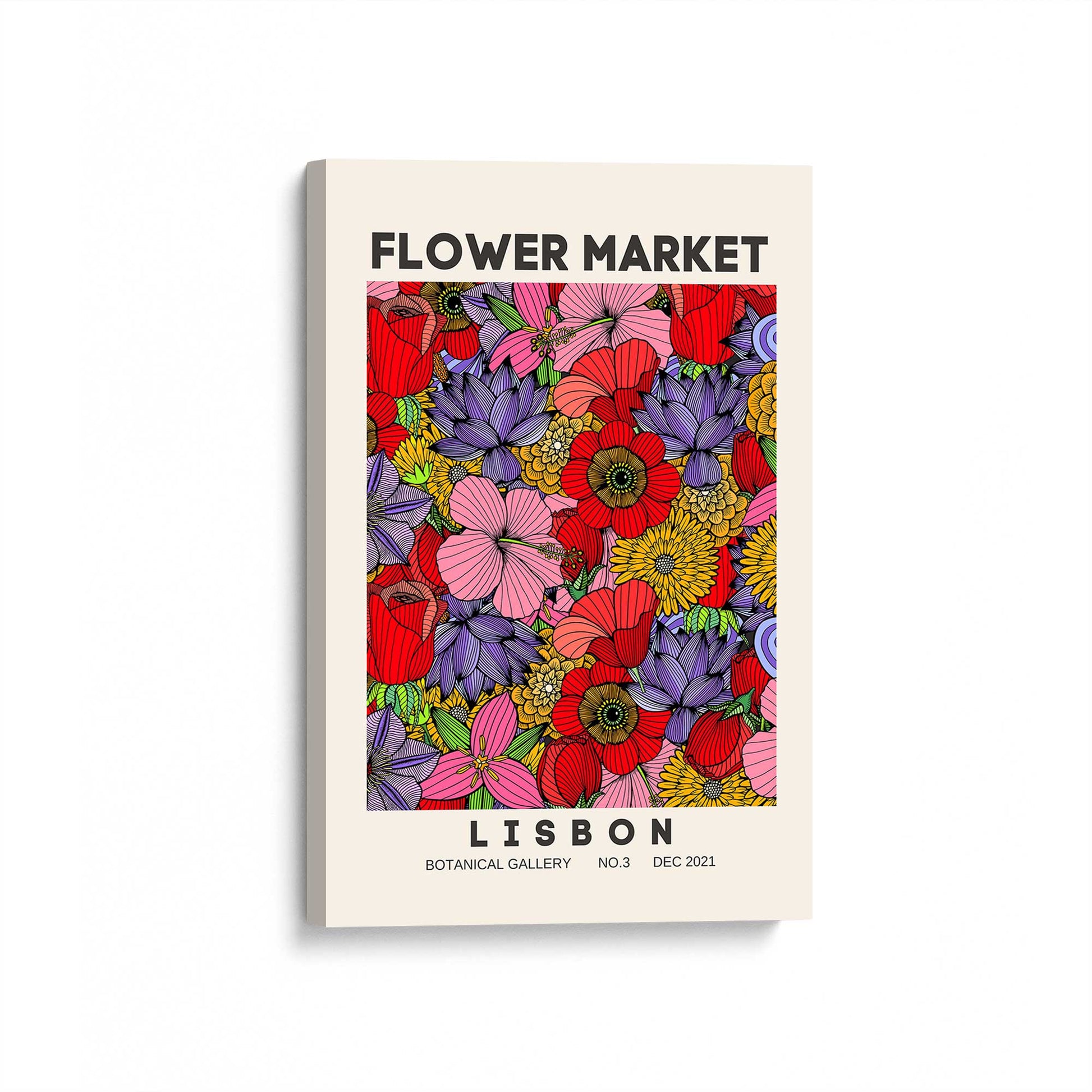 [Color:Stretched Canvas], Picture of art at an angle