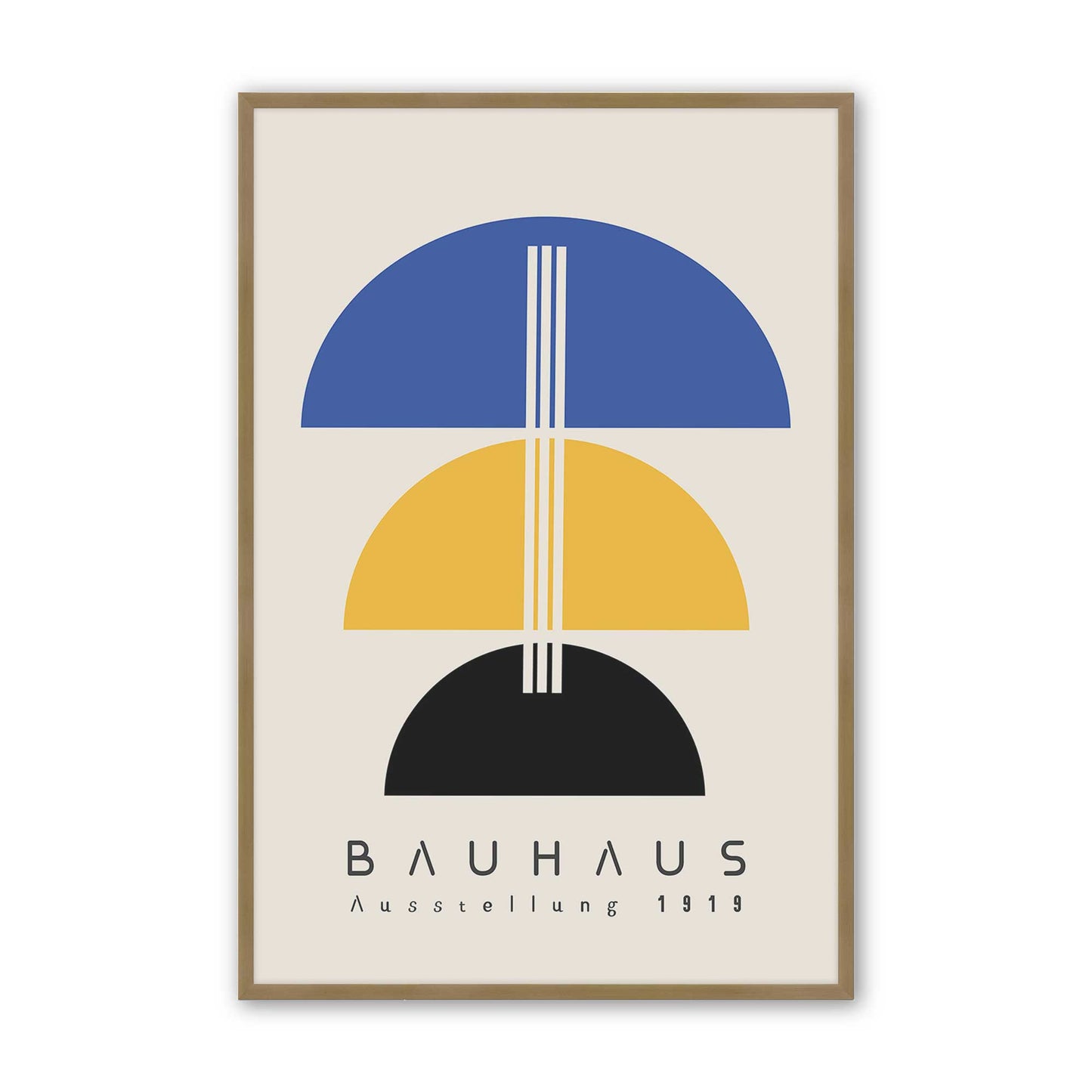 [Color:Brushed Gold], Picture of art in a Brushed Gold frame