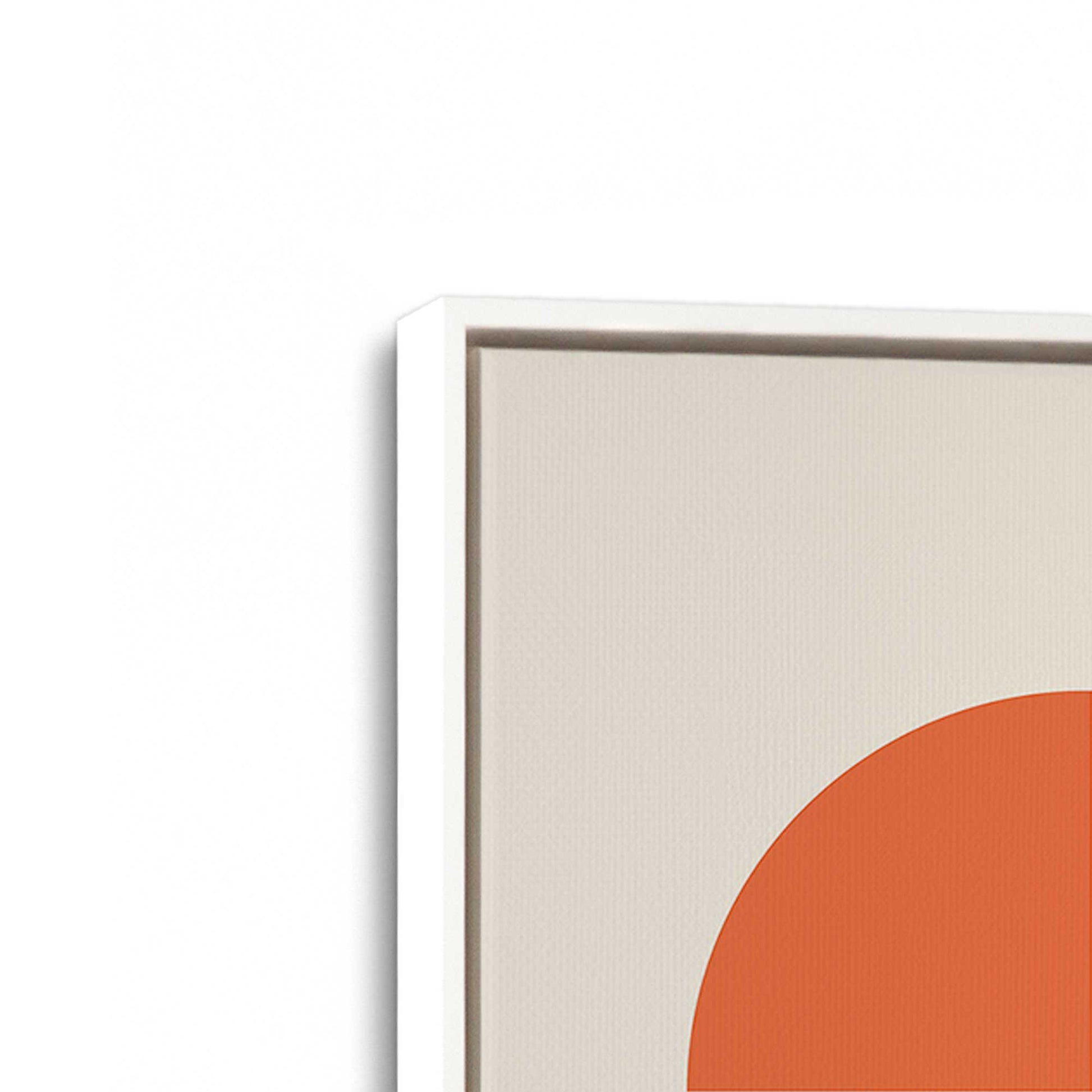 [Color:Opaque White], Picture of art in a White frame at an angle