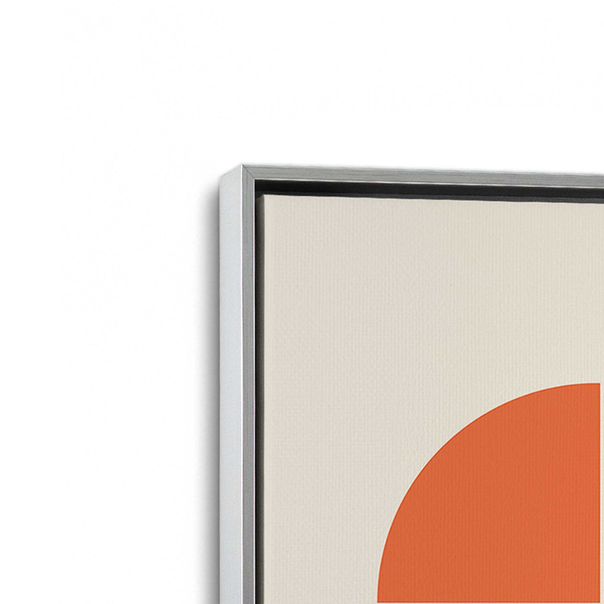 [Color:Polished Chrome], Picture of art in a Polished Chrome frame at an angle