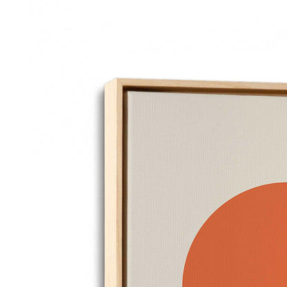 [Color:American Maple], Picture of art in a American Maple frame at an angle