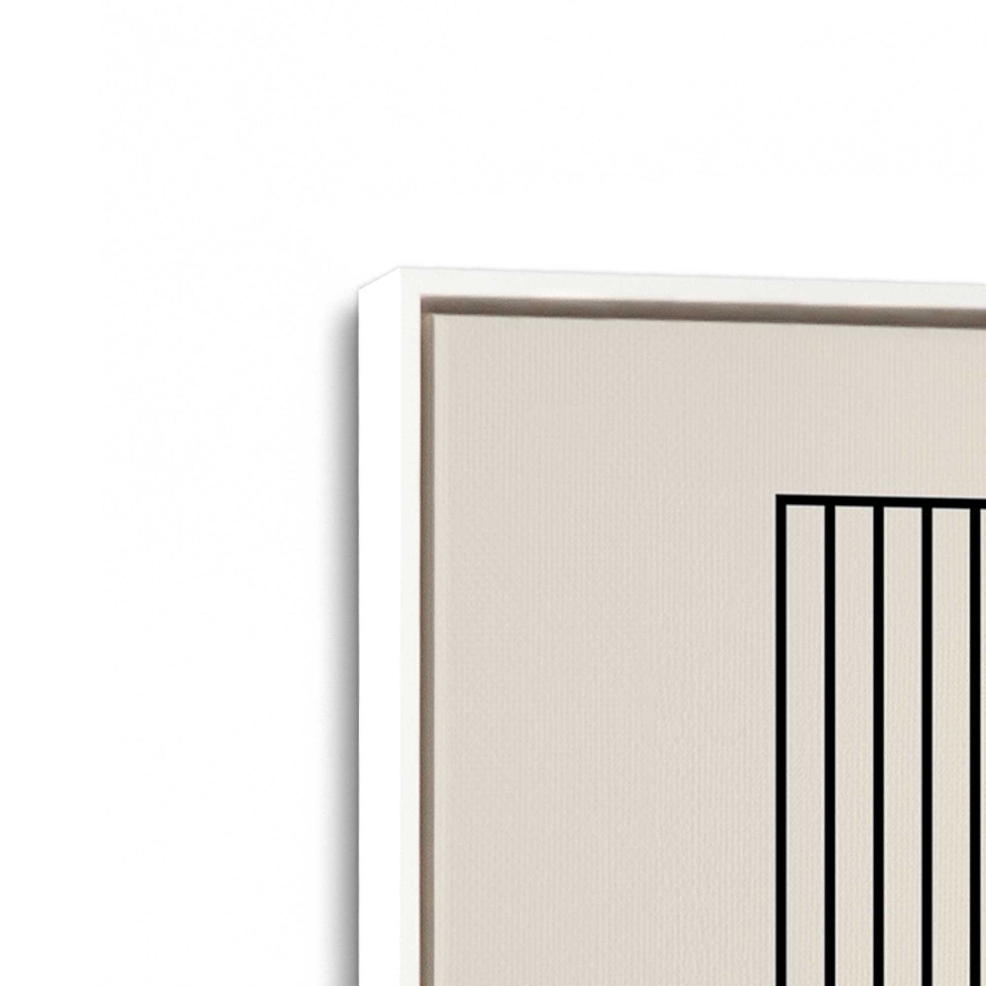 [Color:Opaque White], Picture of art in a White frame at an angle