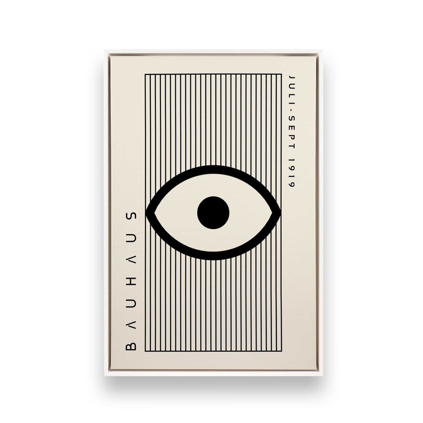 [Color:Opaque White], Picture of art in a White frame