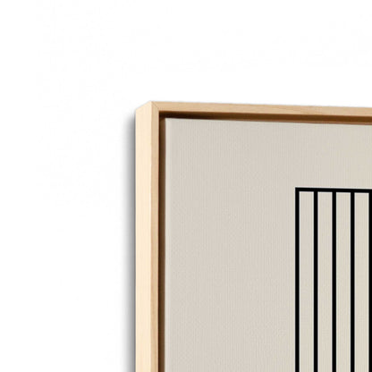 [Color:American Maple], Picture of art in a American Maple frame at an angle