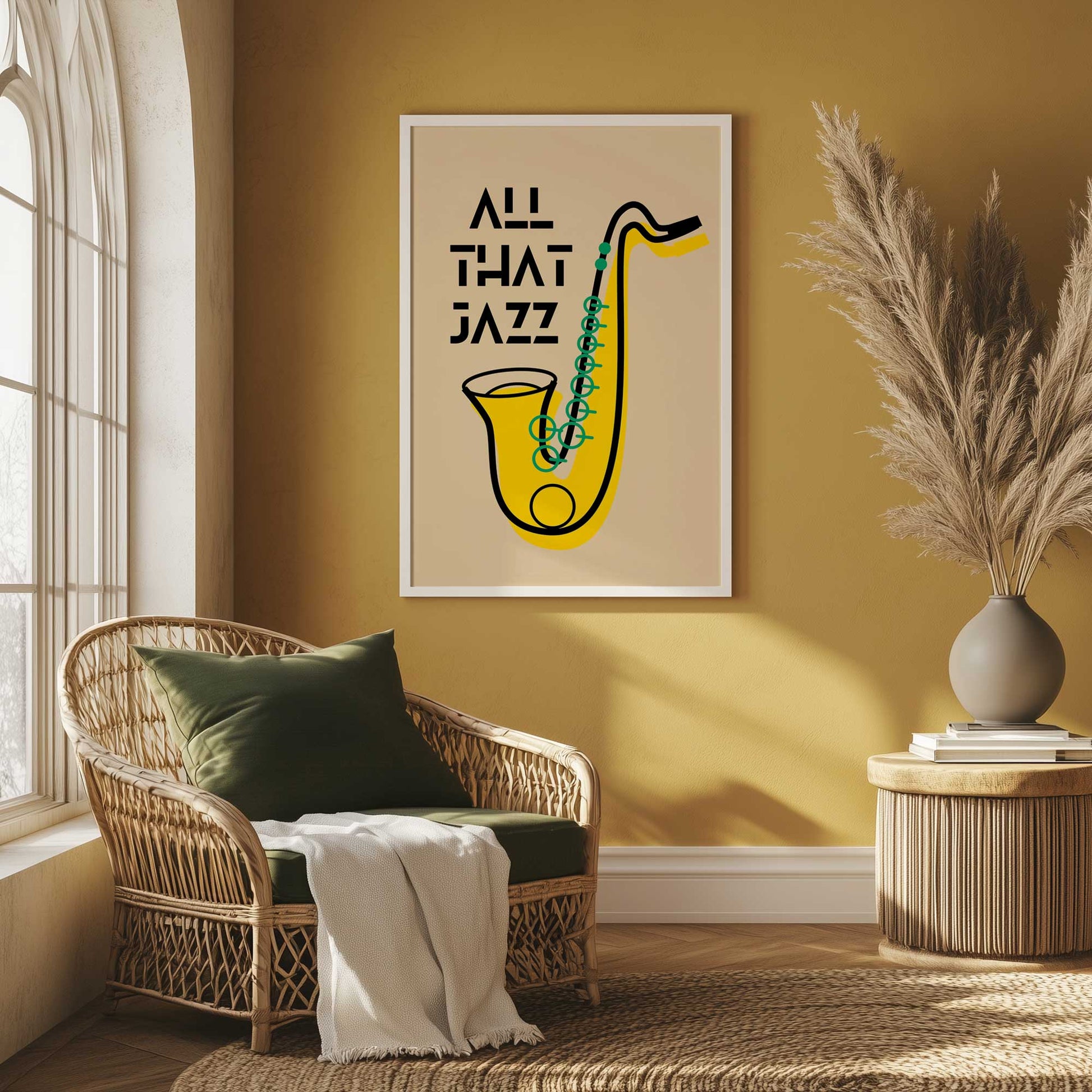 Picture of art in a room