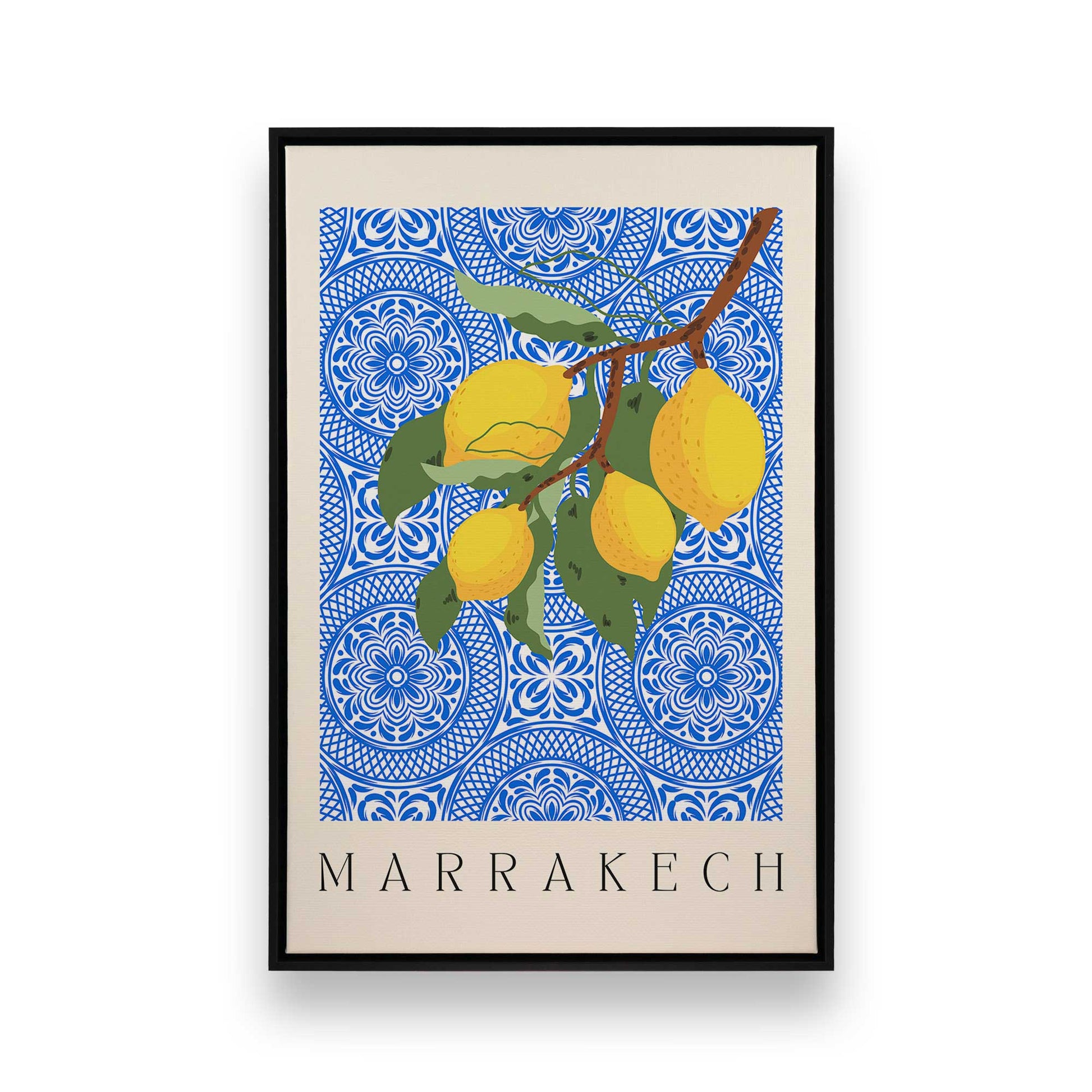 [Color:Satin Black], Picture of art in a Satin Black frame