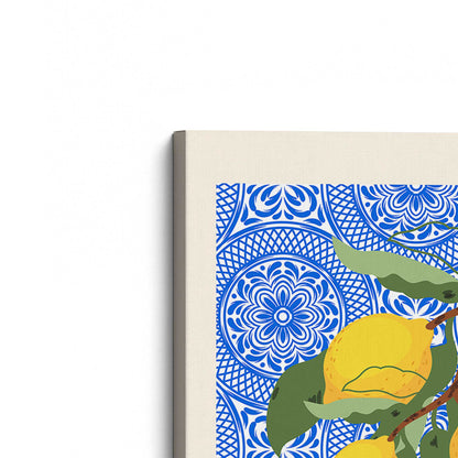 [Color:Stretched Canvas], Picture of the corner of the art