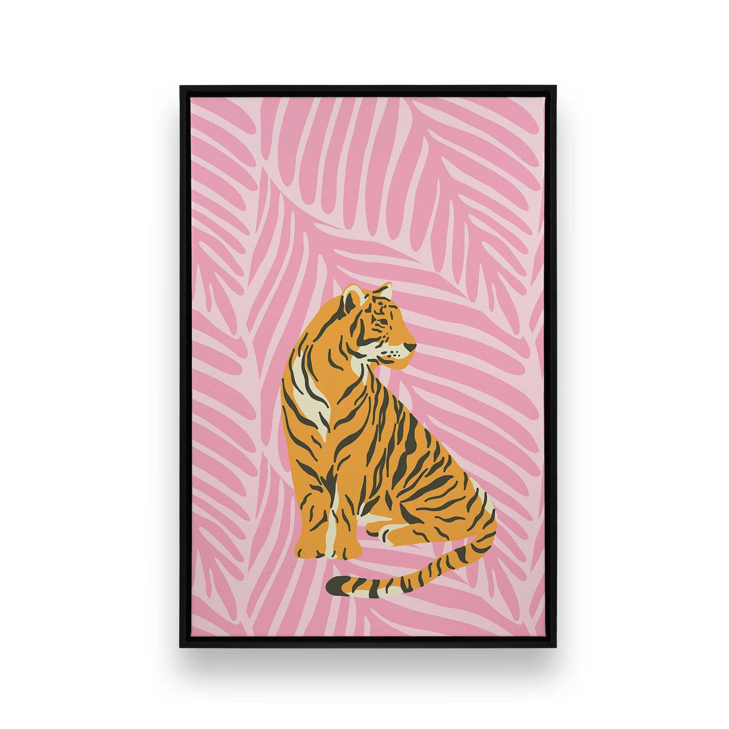 [Color:Satin Black], Picture of art in a Satin Black frame