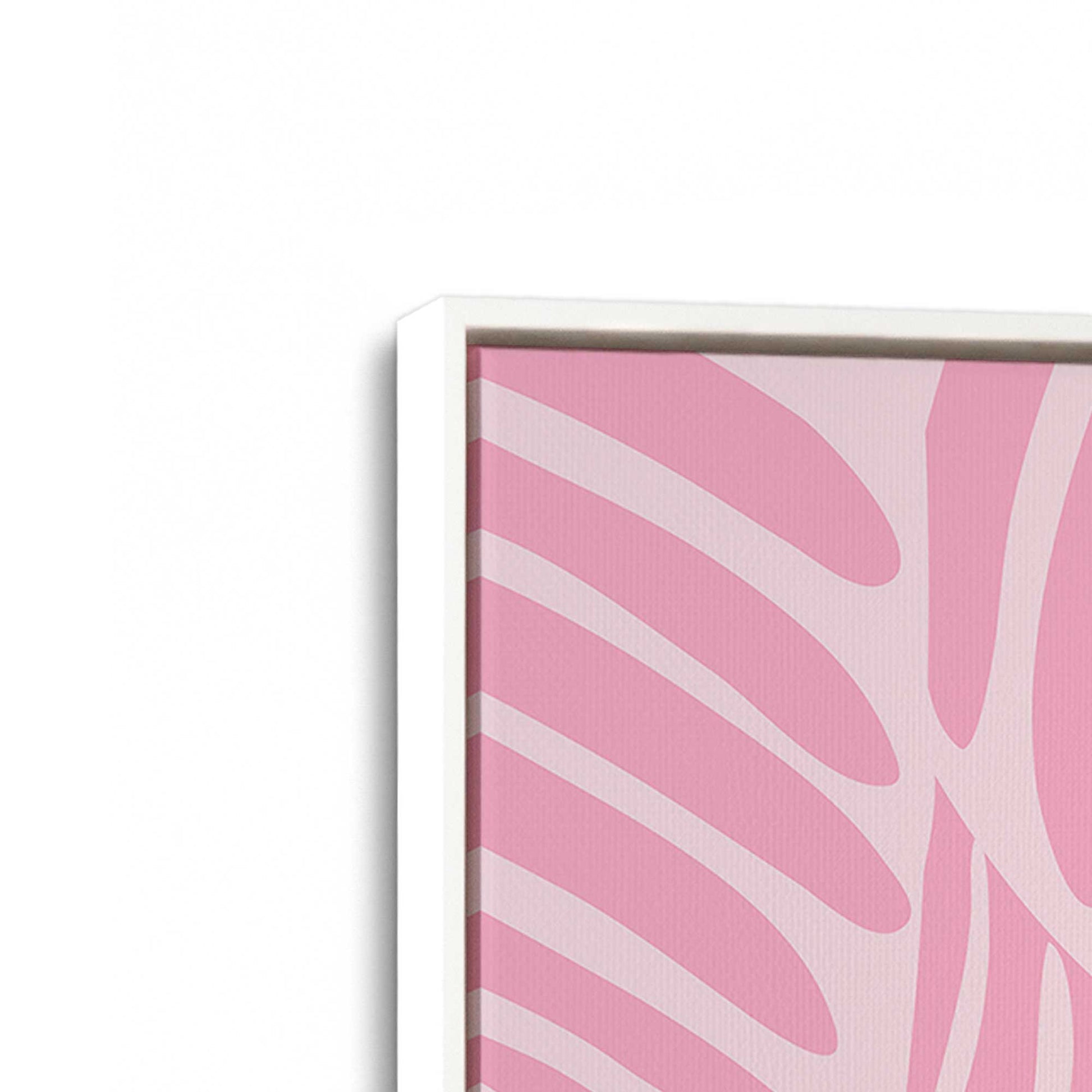 [Color:Opaque White], Picture of art in a White frame at an angle