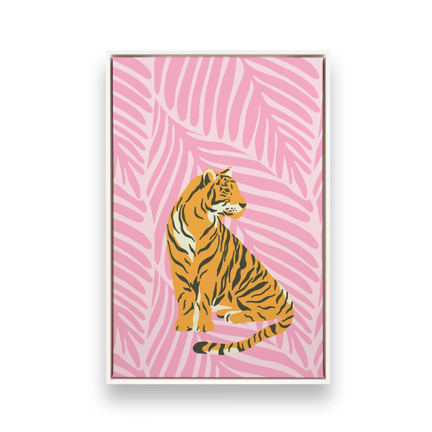 [Color:Opaque White], Picture of art in a White frame