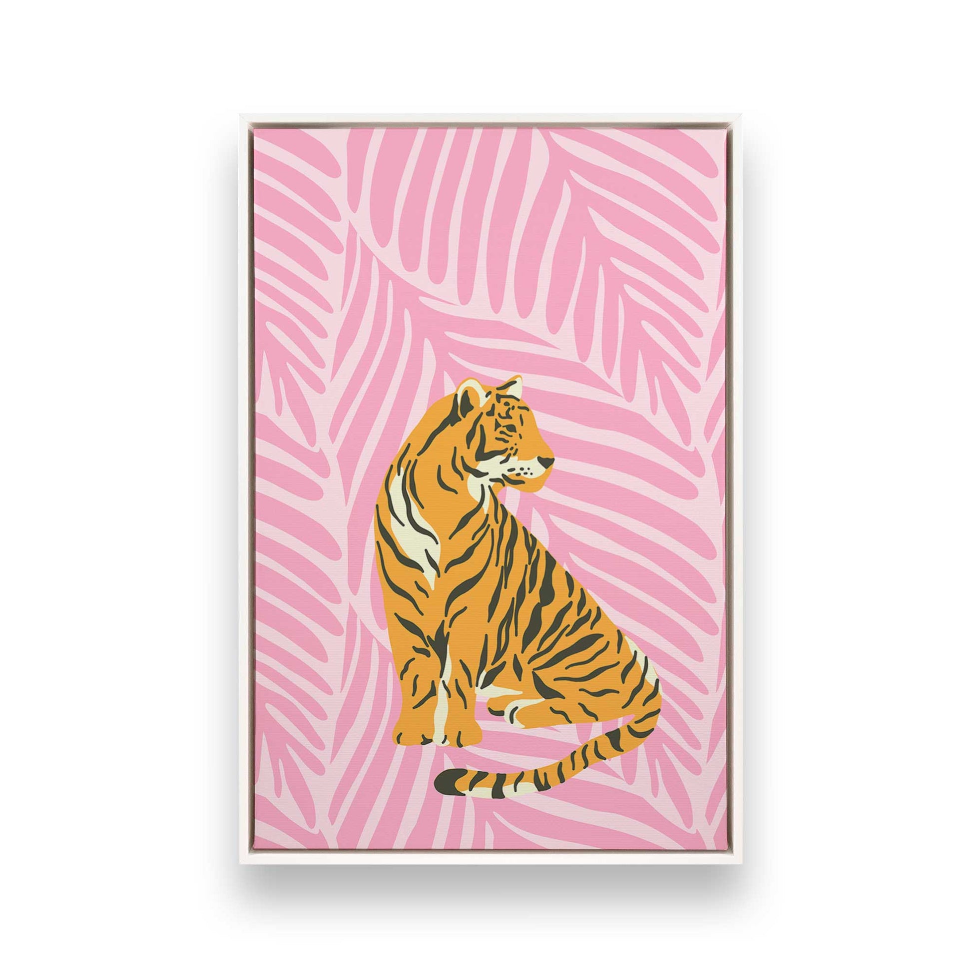 [Color:Opaque White], Picture of art in a White frame