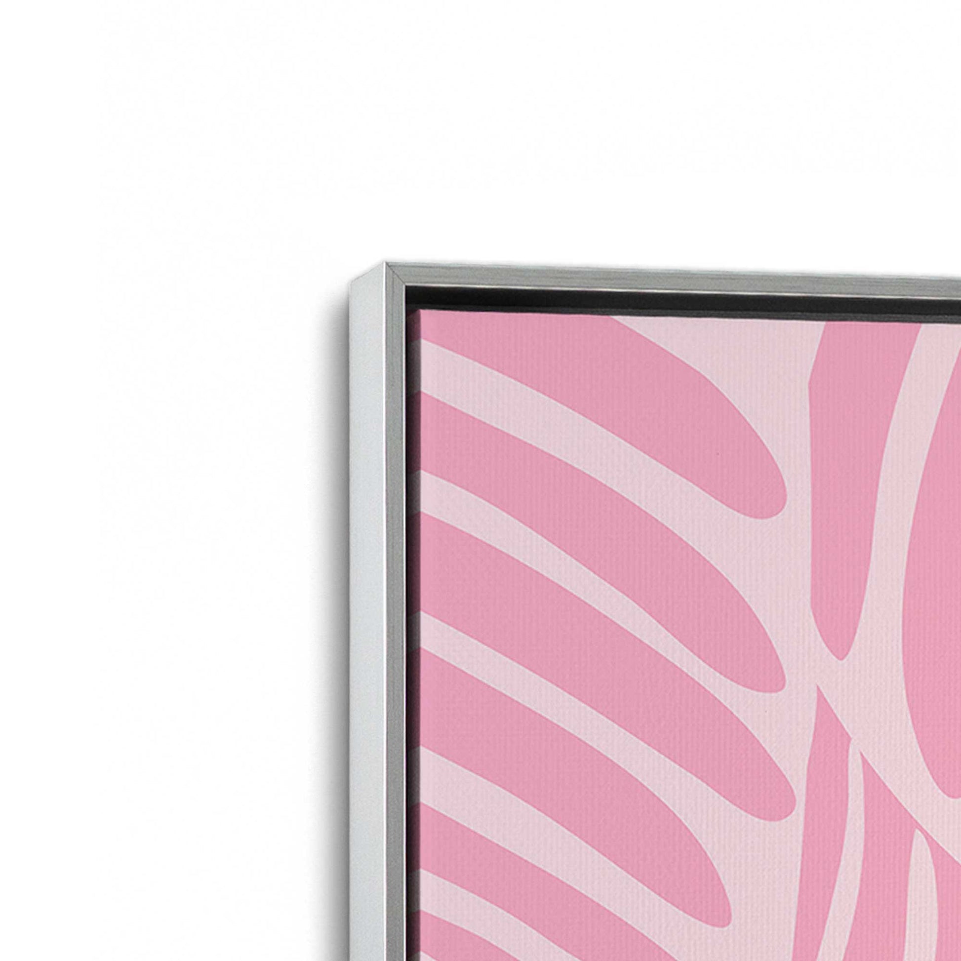 [Color:Polished Chrome], Picture of art in a Polished Chrome frame at an angle