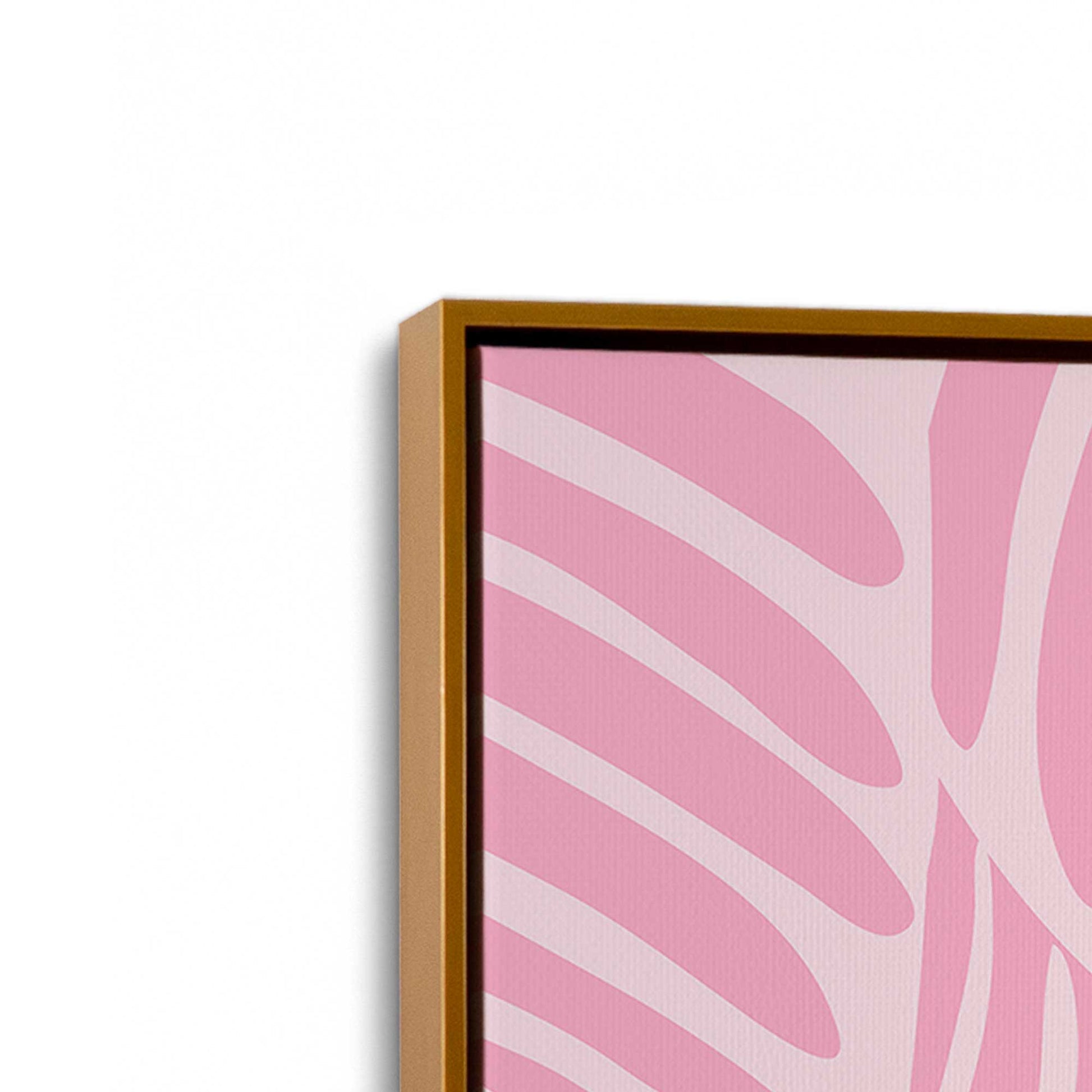 [Color:Polished Gold], Picture of art in a Polished Gold frame at an angle
