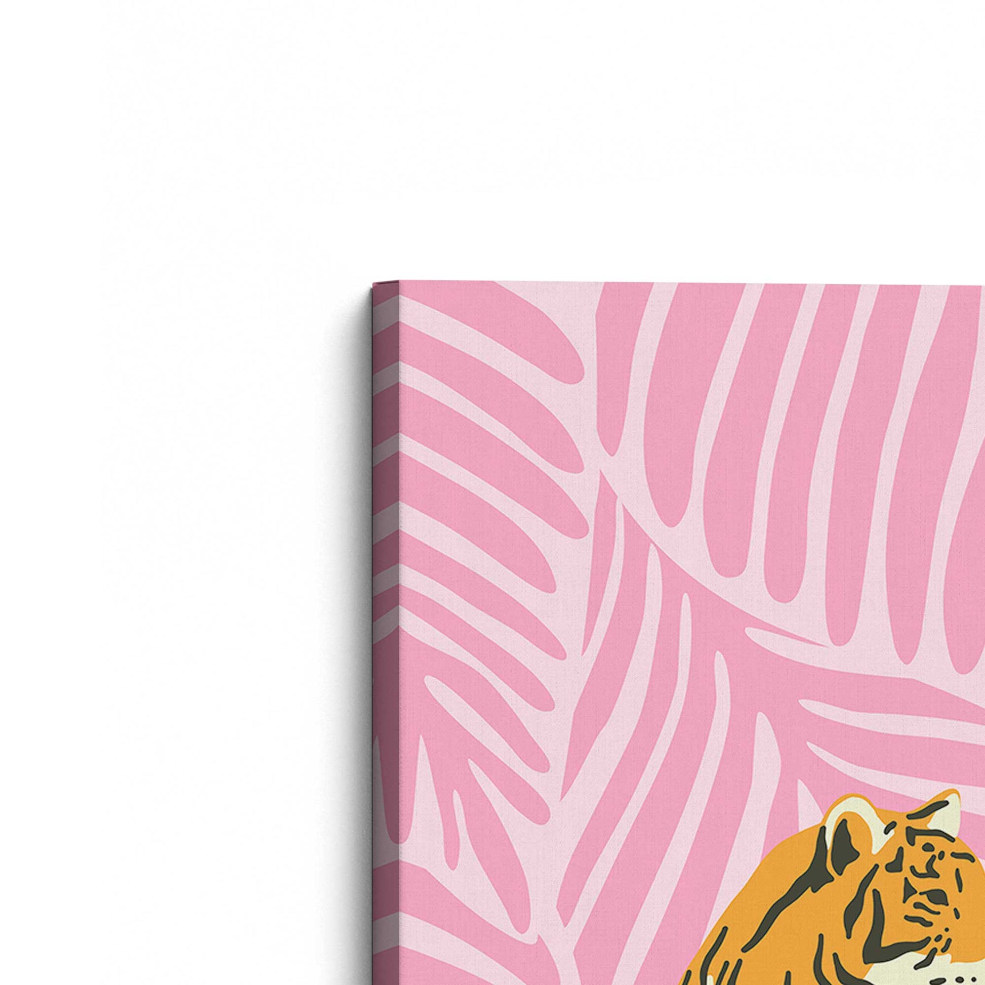 [Color:Stretched Canvas], Picture of the corner of the art