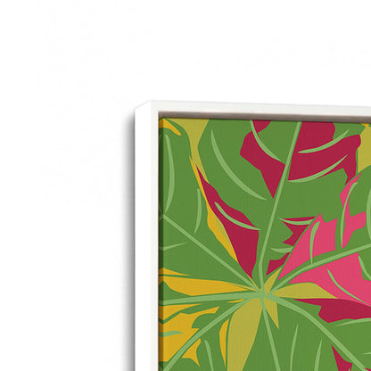 [Color:Opaque White], Picture of art in a White frame at an angle